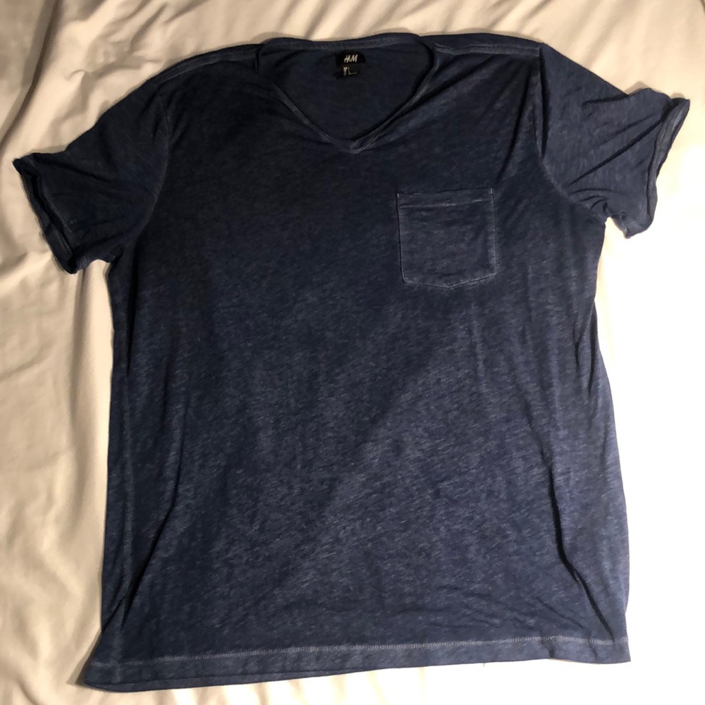 Men’s H&M casual shirt blue size Large